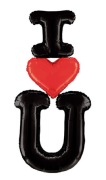 I Kalp You Folyo Balon