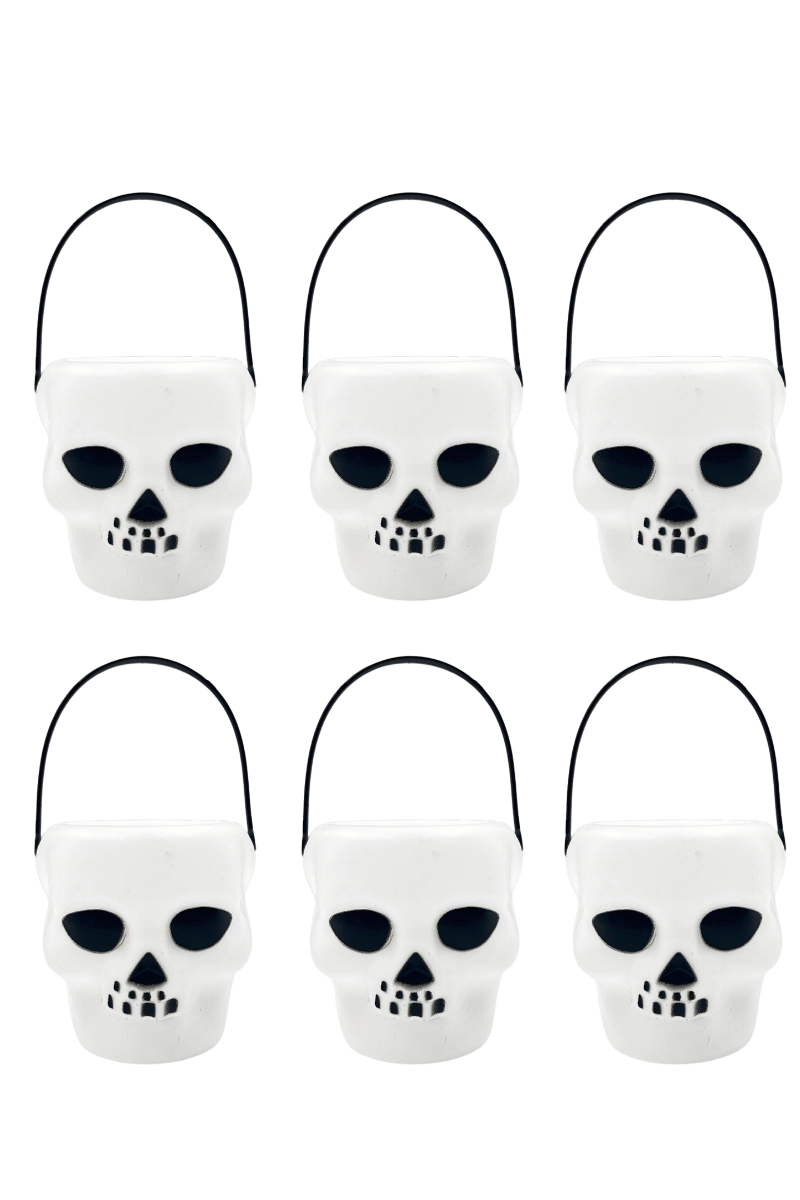 HALLOWEEN KURU KAFA KOVA MUMLUK 6 CM 6 LI