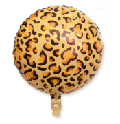 18'' Leopar Çizgili Folyo Balon 7807