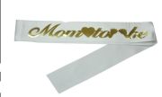 Mom To Be Beyaz Gold Kuşak