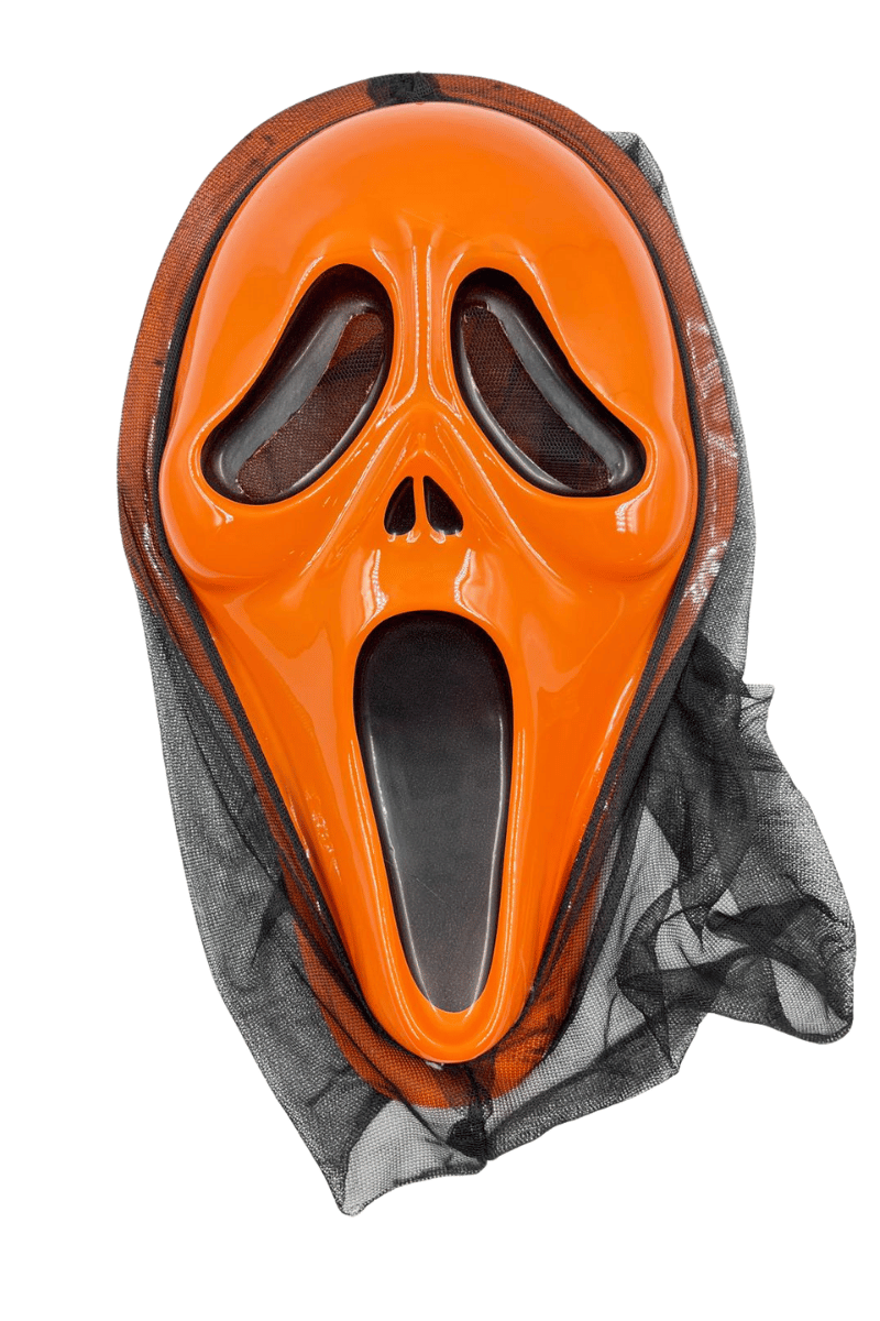 HALLOWEEN MASKE ÇIĞLIK MODEL TURUNCU