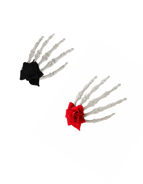 HALLOWEEN TOKA İSKELET ÇİÇEKLİ