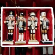 Yılbaşı Ahşap Dekor 4lü -Fındıkkıran-