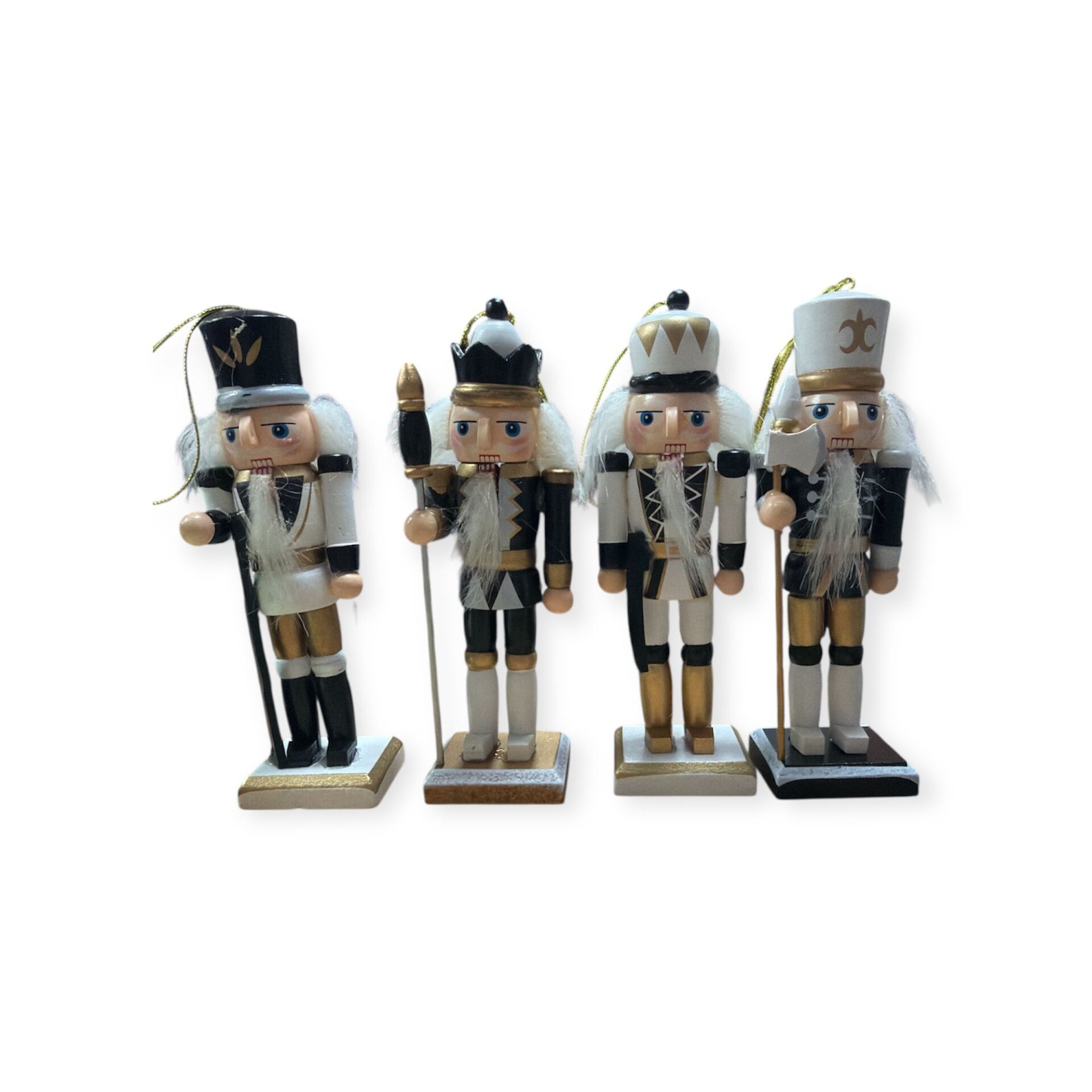 Yılbaşı Ahşap Dekor 4lü -Fındıkkıran-