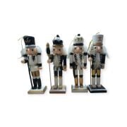 Yılbaşı Ahşap Dekor 4lü -Fındıkkıran-