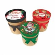Noel Silindir Hediye Kutusu Seti 3lü