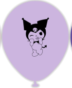 Kuromi Baskılı Balon 100'lü