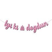Kaligrafi Banner Pembe İyi Ki Doğdun