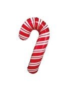 Kırmızı Baston Şeker Folyo Balon 85 Cm