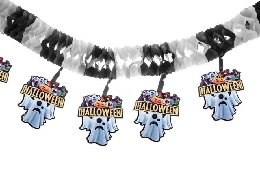 Halloween Garland Uzar Süs Hayalet Figürlü 3mt