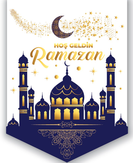 Kumaş Flama Hoş Geldin Ramazan