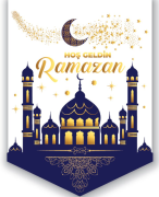 Kumaş Flama Hoş Geldin Ramazan