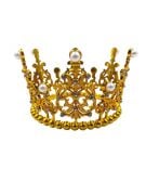 Pasta Tacı Metal İncili 11 Cm Gold