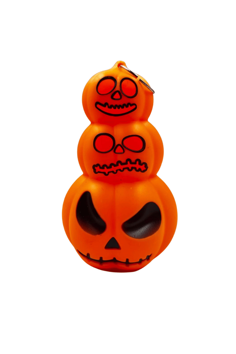 HALLOWEEN IŞIKLI 3 KATLI BAL KABAĞI 12 CM