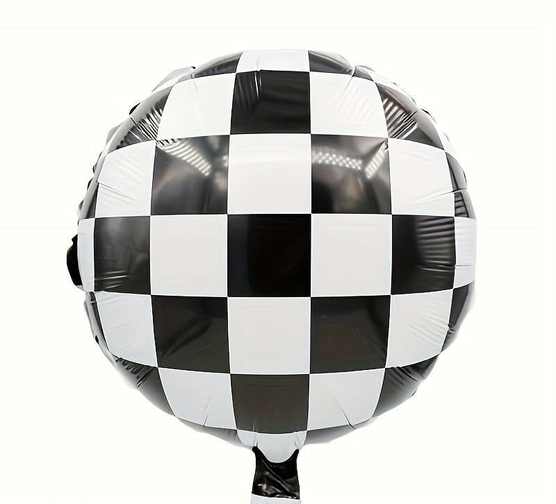 18” Damalı Yuvarlak Folyo Balon 5612