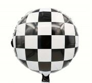 18” Damalı Yuvarlak Folyo Balon 5612