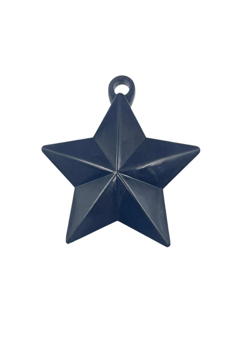 Balon Ağırlığı Yıldız Model 3 Boyutlu Tekli Siyah