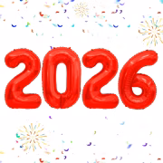 2026 Kırmızı Folyo Set Balon 40''