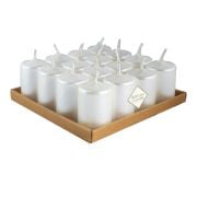 BAR MUM KISA 3,5*5 CM VARAKLI Beyaz 16 LI