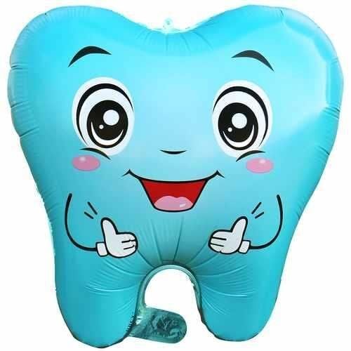 Tatlı Diş Mavi Folyo Balon 50*52,5 Cm