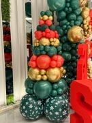 Kalisan 24'' Kar Tanesi Baskılı Balon Mirror Gold 1 Adet