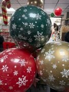 Kalisan 24'' Kar Tanesi Baskılı Balon Mirror Gold 1 Adet