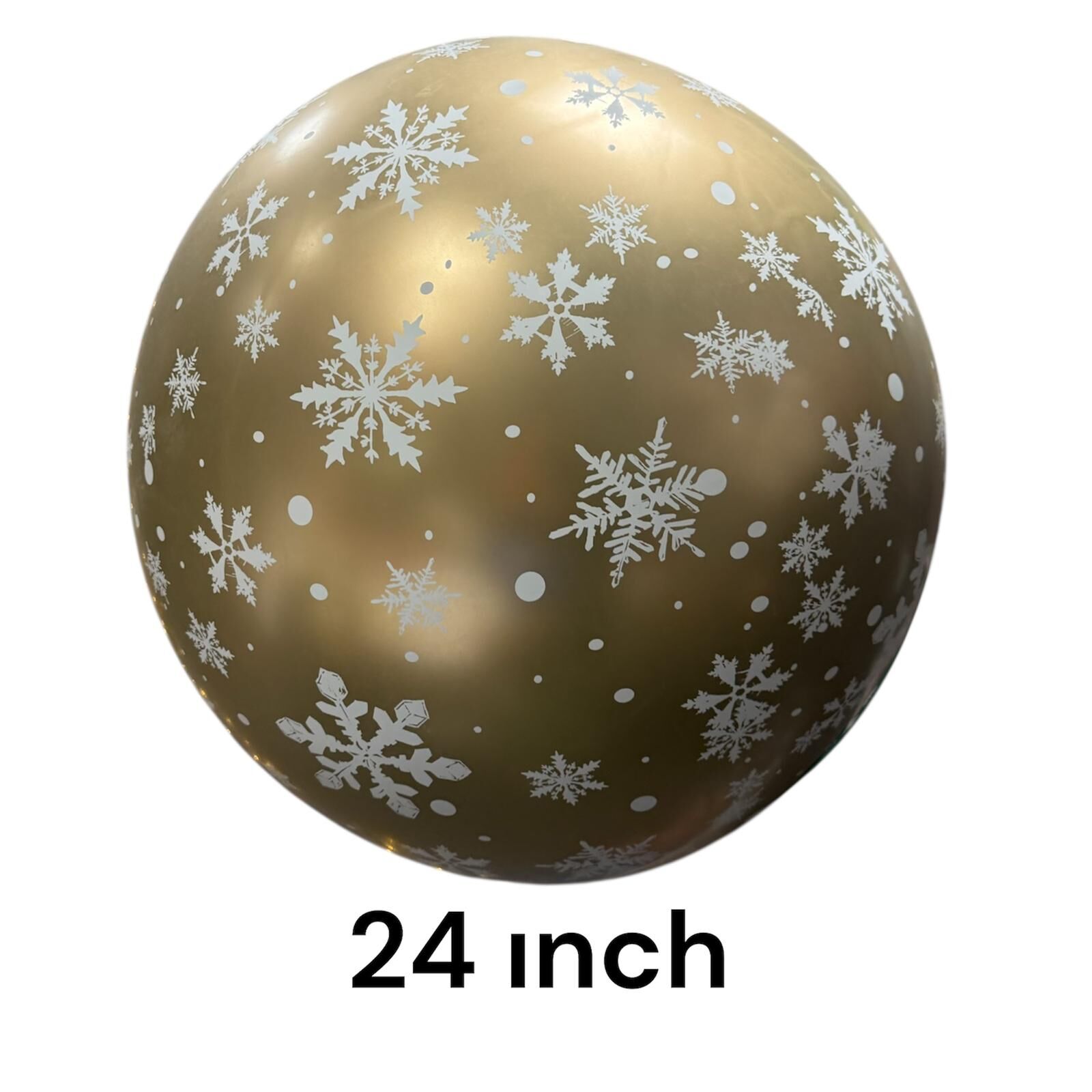Kalisan 24'' Kar Tanesi Baskılı Balon Mirror Gold 1 Adet