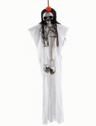 HALLOWEEN İSKELET KORKULUK 70 CM BEYAZ