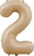 2 Rakam 40'' Karamel Folyo Balon