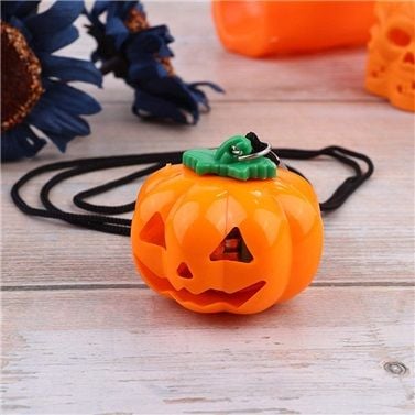 Halloween Bal Kabağı Kolye Işıklı