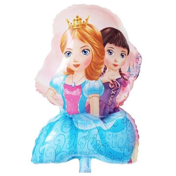 Çiftli Kar Tanesi Prensesi Folyo Balon 24''