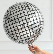 Disko Topu Folyo Balon 18'' Gümüş 7791