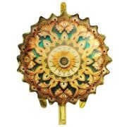 18'' Yuvarlak Ramazan Motifli Yeşil Folyo Balon