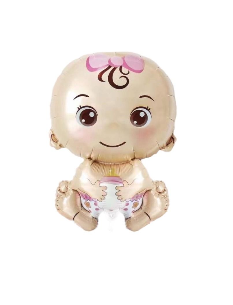 Büyük Pembe Bebek Folyo Balon 70*46 cm 5780