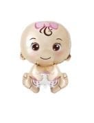 Büyük Pembe Bebek Folyo Balon 70*46 cm 5780