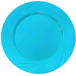 Açık Mavi Mika Tabak 10 Inch 6'lı