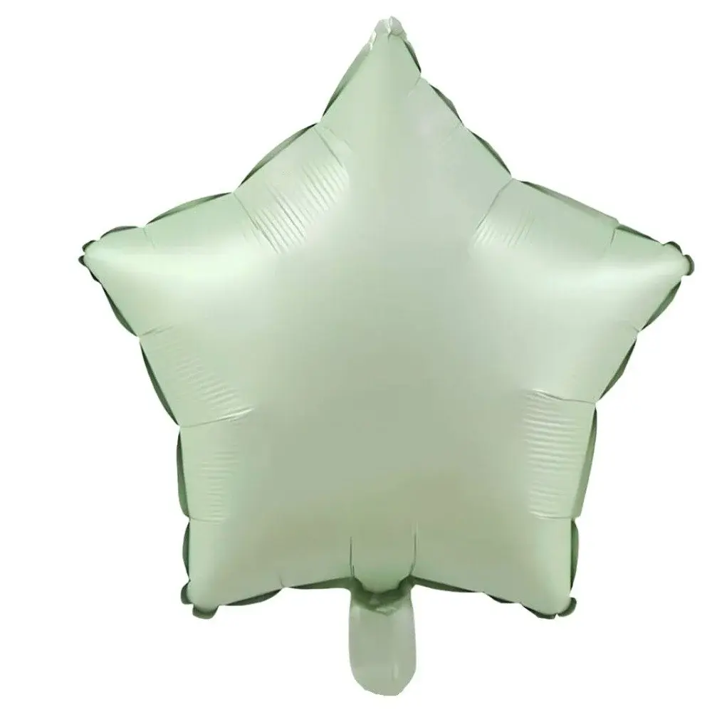 18'' Retro Yeşil Yıldız Folyo Balon