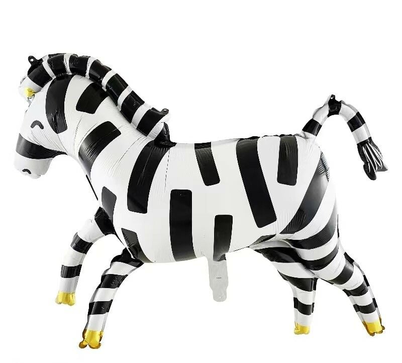 Büyük Zebra Folyo Balon 92*70 cm 5520