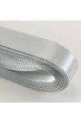 2 Cm Gümüş Saten Kurdele