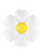 Küçük Beyaz Papatya Folyo Balon 50-40 cm 5230