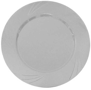 Gümüş Mika Tabak 9 Inch 6'lı