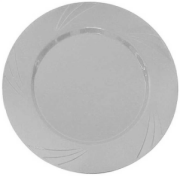 Gümüş Mika Tabak 9 Inch 6'lı