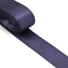 2 Cm Lacivert Saten Kurdele