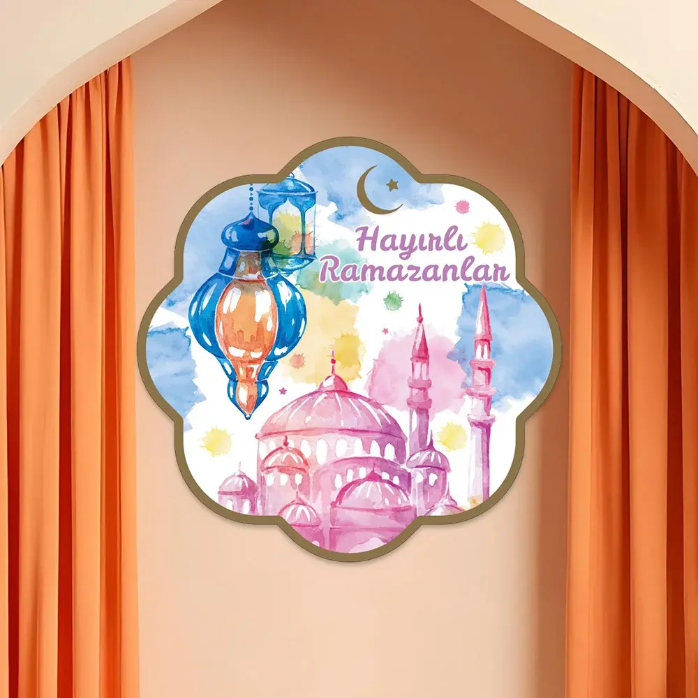 Ramazan Kapı ve Duvar Süsü Renkli