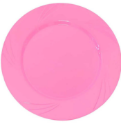 Pembe Mika Tabak 9 Inch 6'lı