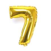 7 Rakam Gold Folyo Balon 82 cm