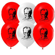 Gemar 10'' Atatürk Baskılı Balon