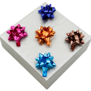 Küçük Metalik Fiyonk Karışık 100 Adet (Çap:3cm)