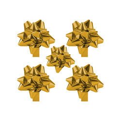 Küçük Metalik Fiyonk Gold 100 Adet  (Çap:3cm)