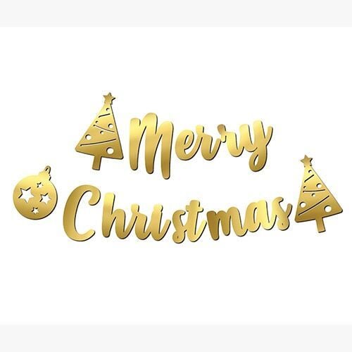 Kaligrafi Banner Merry Christmas